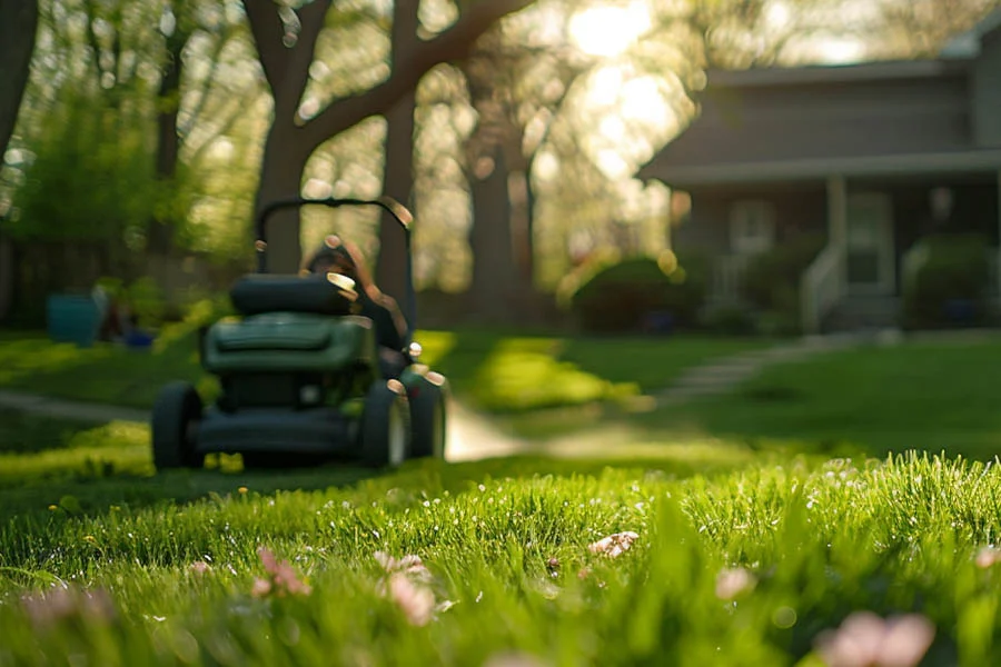 battery operated self propelled lawn mowers