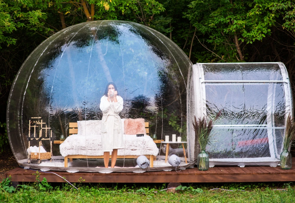 outdoor see through bubble tent