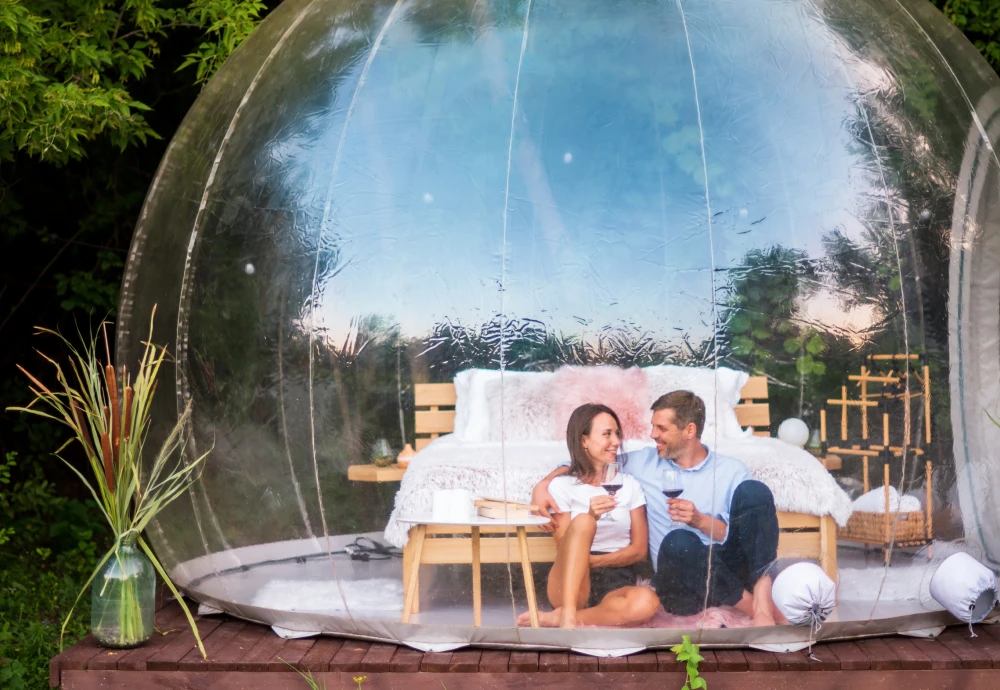 transparent crystal tents