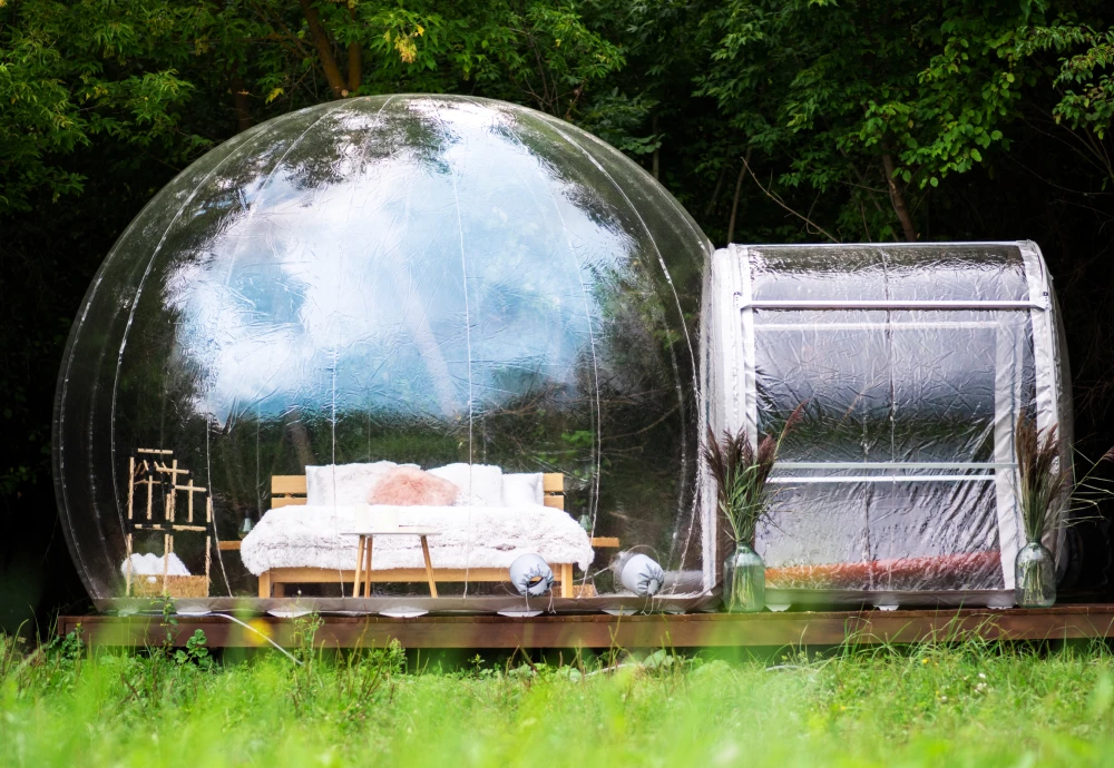 plastic bubble tent