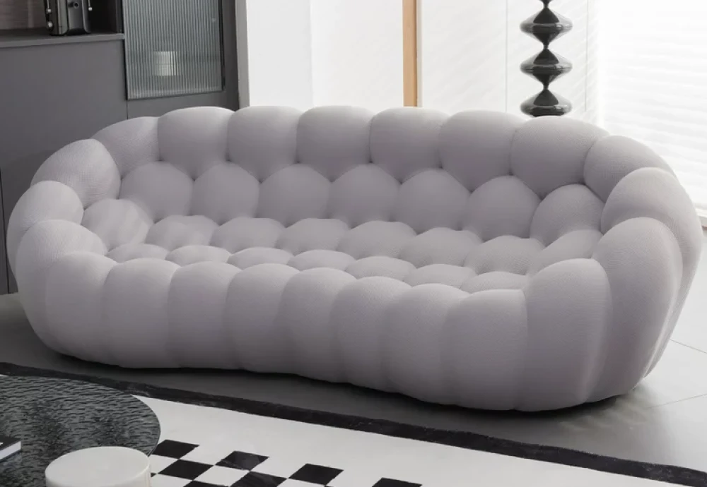 velvet bubble couch