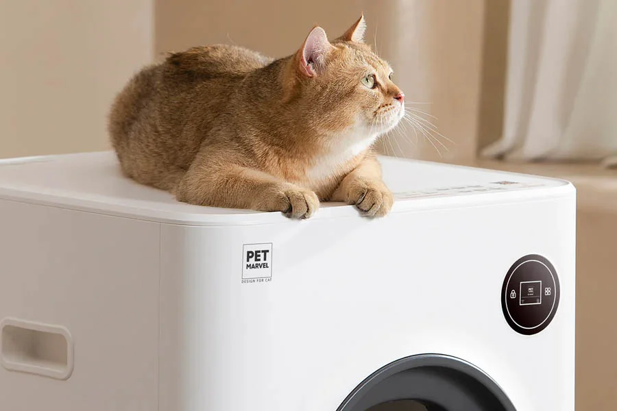 self cleaning litter box for large cats