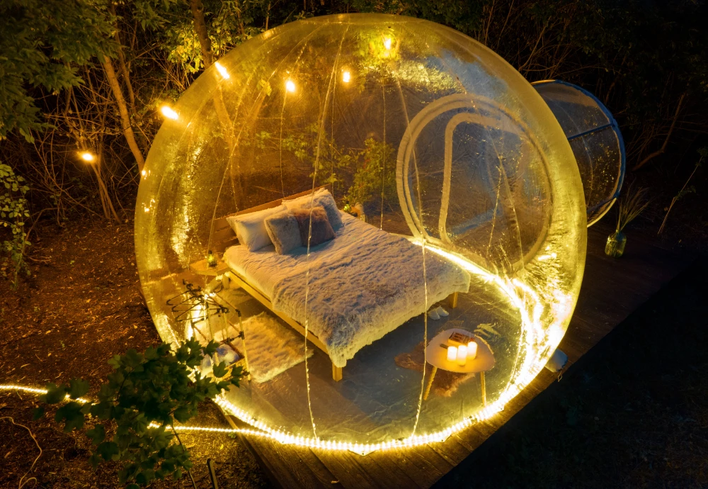 inflatable lawn tent clear bubble